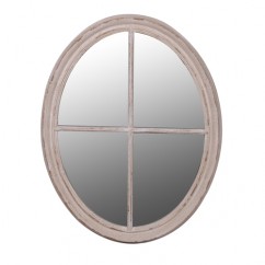 Un miroir en bois de style hublot - Maison d’un Rêve
